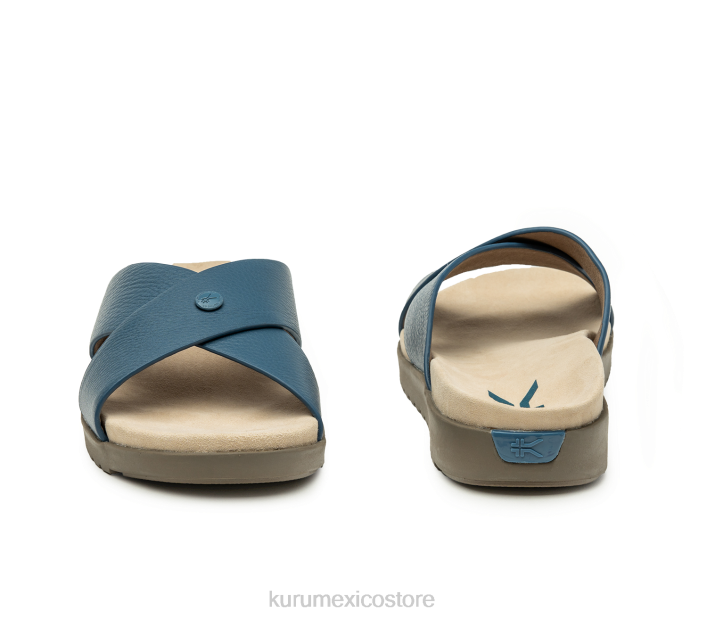 zapatos TR2T124 mujer brisa Kuru azul mineral/marrón desteñido