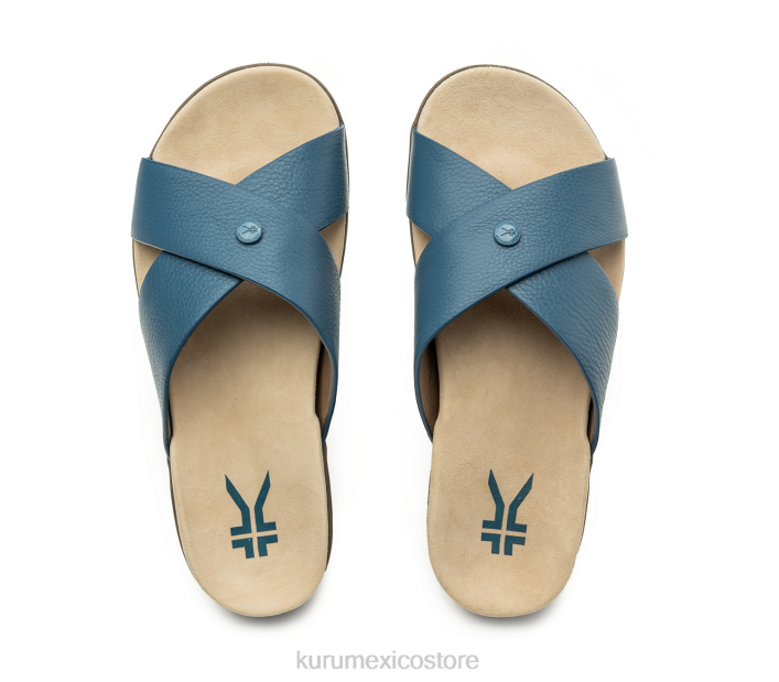 zapatos TR2T124 mujer brisa Kuru azul mineral/marrón desteñido