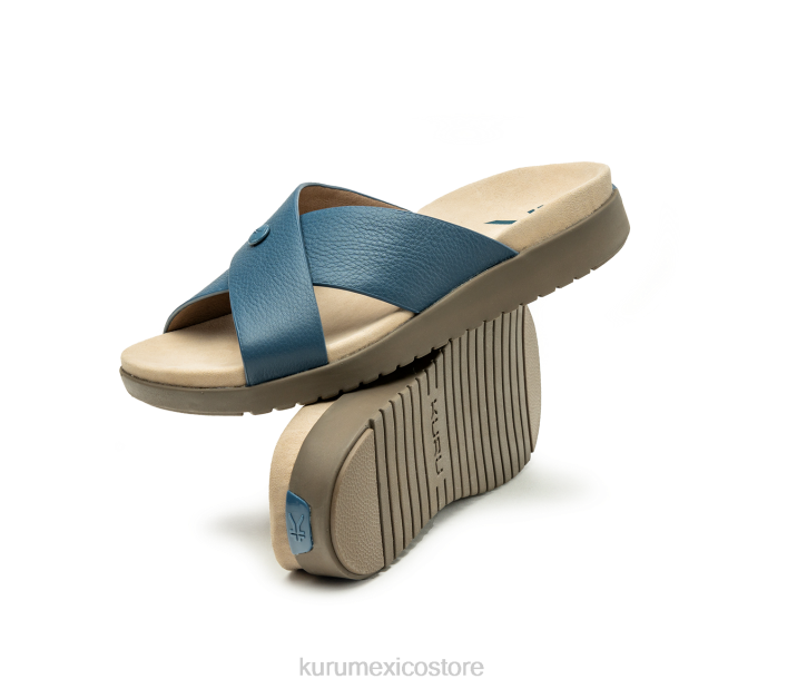 zapatos TR2T124 mujer brisa Kuru azul mineral/marrón desteñido