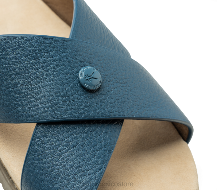 zapatos TR2T124 mujer brisa Kuru azul mineral/marrón desteñido