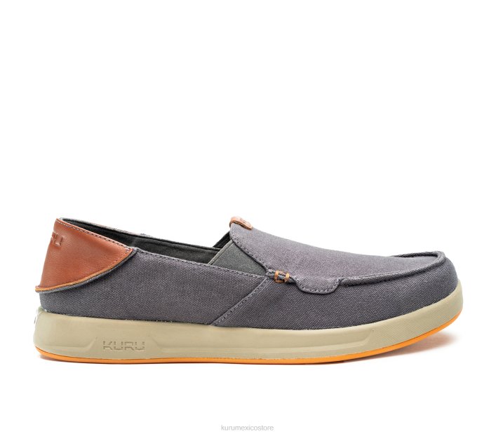 zapatos TR2T184 hombres paso Kuru humo gris